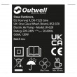 Outwell Superior Single Built-in Pump UK felfújható matrac