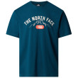 The North Face M S/S Tee Varsity Graphic férfi póló kék MIDNIGHT PETROL