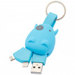 Munkees USB kulcstartó Smart Charger kék Blue