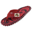 Gumbies Islander Red G flip-flop