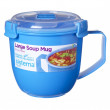 Bögre Sistema Microwave Large Soup Mug Color kék