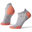 Női zokni Smartwool W Performance Run Zero Cushion Low Ankle szürke/narancssárga