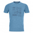 Férfi funkciós póló Ortovox 120 Cool Tec Puzzle T-Shirt kék