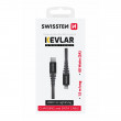 Swissten Kevlar USB-C/Lightning 1,5 m töltő és adatkábel