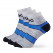 Női zokni Warg Trail Low Wool 3-pack szürke/kék