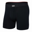 Saxx Vibe Xtra Super Soft Boxer Brief Fly boxeralsó fekete Black