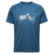 Mammut Mountain T-Shirt Men 8035m férfi póló kék deep ice