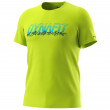 Dynafit Graphic Co M S/S Tee férfi póló sárga/zöld