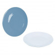 Tányér Bo-Camp Breakfast plate melamine 2-tone kék