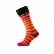 Vízhatlan zokni SealSkinz Thin Mid Cuff narancs Methyl orange/Neon coral/Fluo pink/Black