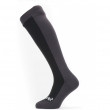 Zokni Sealskinz Waterproof Cold Weather Knee Length Sock fekete/szürke
