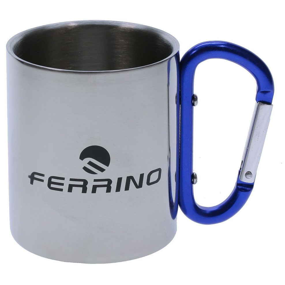 Tazza In Acciaio Con Moschettone Terminal 9 – 0,3 L, Doppia Parete, Per Bevande Calde E Fredde, Unisex, Design Festival