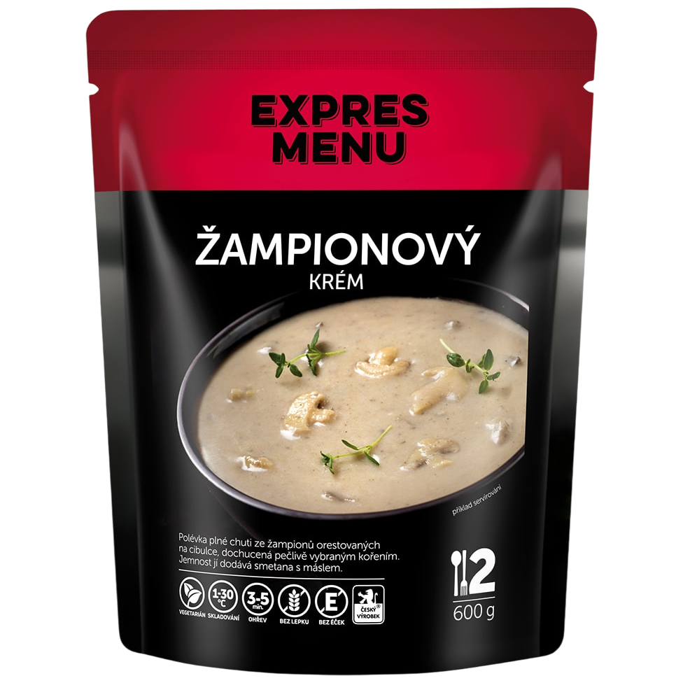 Expres menu Gombakrém 600 g leves | 4Camping.hu