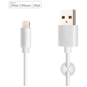 Fixed Datový a nabíjecí kabel FIXED USB/Lightning töltő és adatkábel fehér bílá