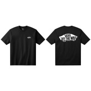 Vans Double Standard SS Tee férfi póló fekete/fehér Black/White