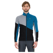 Karpos Federa F.-Z Fleece férfi pulóver fekete/kék BLACK/DEEP WATER/MICRO CHIP