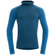 Devold Expedition Merino Silk Hoodie Man férfi funkcionális pulóver kék FLOOD/BLUE