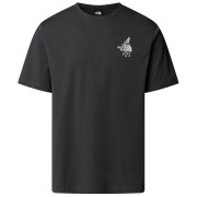 The North Face U Powder Days Relaxed S/S Tee-Graphic férfi póló sötétszürke Asphalt Grey