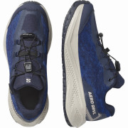 Salomon Aero Grvl Wp J Maritime Blue-Silver Cloud-Bluing gyerek cipő