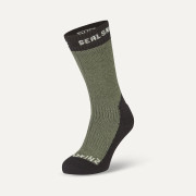 SealSkinz Stanfield vízálló zokni fekete/zöld Olive