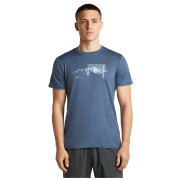 Icebreaker Men M 150 Tech Lite SS Tee Pure Altitude férfi funkcionális póló