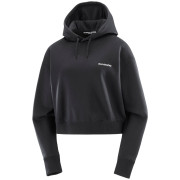 Salomon Short Hoodie női pulóver fekete Deep Black
