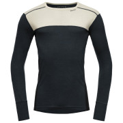 Devold Lauparen Merino 190 Shirt Man férfi funkcionális póló fekete/fehér RAW WHITE/INK/BLACK