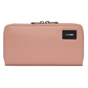 Pacsafe RFIDsafe Continental Wallet pénztárca rózsaszín rose