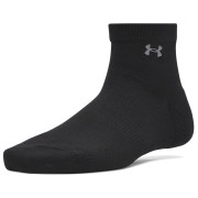 Under Armour UA Women's Vanish 3pk Qtr női zokni fekete Ultimate Black / Ultimate Black / Castlerock