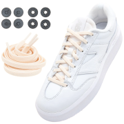 Lock Laces Flat cipőfűző bézs Flat Cream