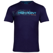 High Point Atlas T-shirt férfi funkcionális póló sötétkék Dark Blue