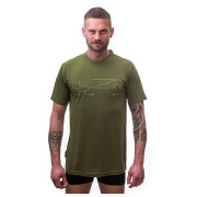 Sensor Merino Wool Active PT Track (short sleeve) férfi póló