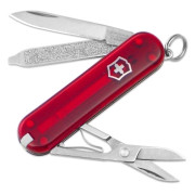 Zsebkés Victorinox Classic SD áttetsző piros trans red