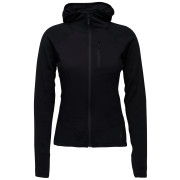 Black Diamond W Coefficient Lt Hybrid Hoody női funkcionális pulóver fekete