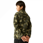Regatta Junior Frankie Warm Fleece Bark Green Camo gyerek funkcionáls pulóver