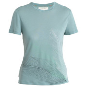 Icebreaker Women Merino Core SS Tee Plume női funkcionális felső világoskék Cloud Ray