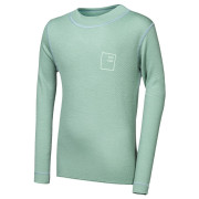 Sensor Merino DF Logo Up Basil Green gyerek funkcionális felső világoszöld Basil Green