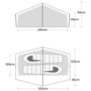 Terra Nova Equipment Laser Lite 2 ultrakönnyű sátor