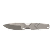 TB OUTDOOR Monobloc Knife Impact 127 Stainless Steel kés ezüst