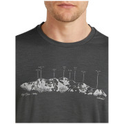 Icebreaker Men Merino 150 Tech Lite SS Tee The Peaks férfi póló