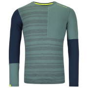 Ortovox 185 Rock'N'Wool Long Sleeve M férfi funkcionális póló szürke/kék arctic grey