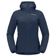 Norrona falketind aero60 Zip Hood női dzseki sötétkék Indigo Night
