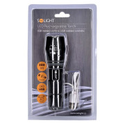 Újratölthető lámpa Solight LED Rechargeable Torch