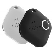 Kulcstartó Fixed Smart Tracker Smile Pro - Duo Pack fekete/fehér