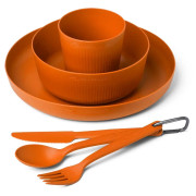 Sea to Summit Camp Dinnerware Set - 6 pcs étkészlet narancs Burnt Orange