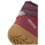 Viking Outdoor Footwear Rowan Barefoot Warm WP 2V Wine gyerek téli cipő