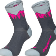 Dynafit Traverse Mid Sk zokni szürke/rózsaszín cinder PINK GLO/6070