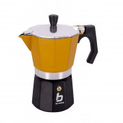 Kanna Bo-Camp Percolator Hudson 3-cups fekete/sárga