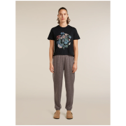 Icebreaker Merino 150 Tech Lite SS Crop Tee NZ Flora női póló