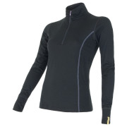 Női funkcionális felső Sensor Merino Active fekete